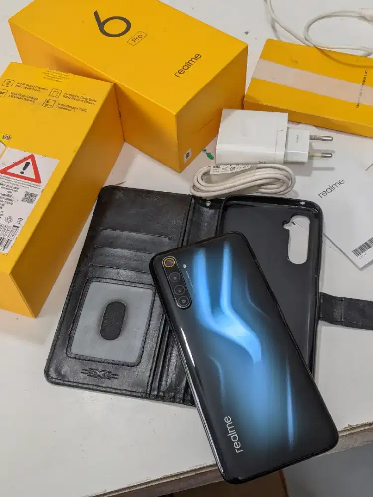 Realme 6 Pro Ram 8/128GB Snapd720 super Mulus Ori bawaan