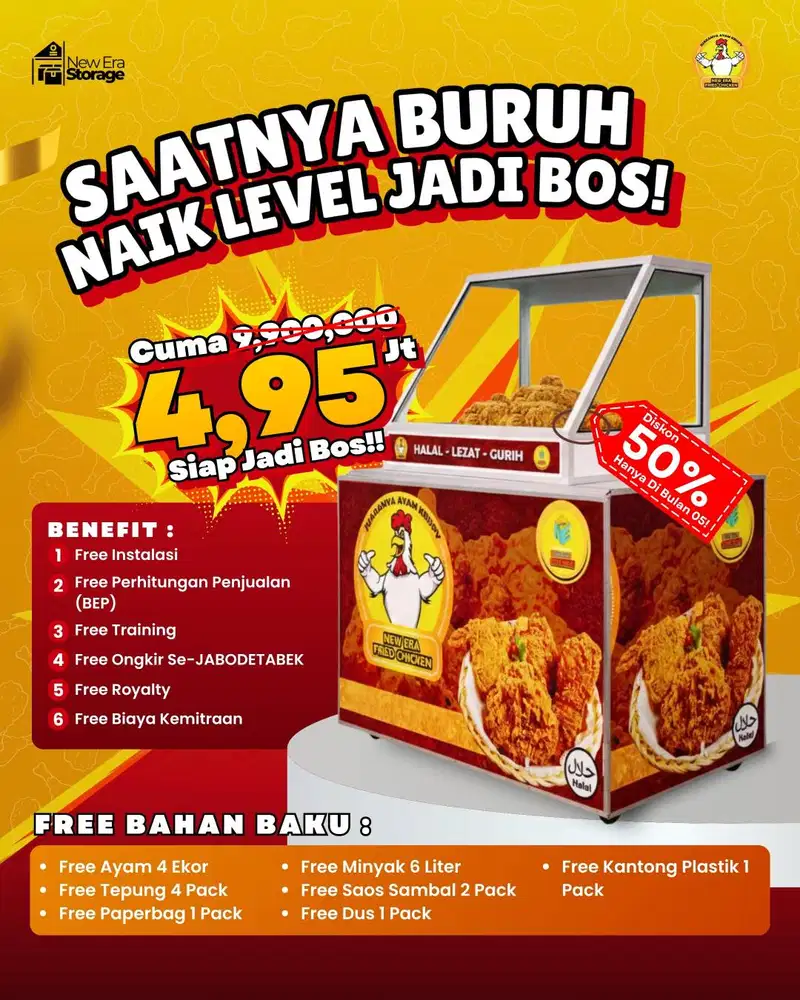 Paket Usaha Fried Chicken - New Era Fried Chicken