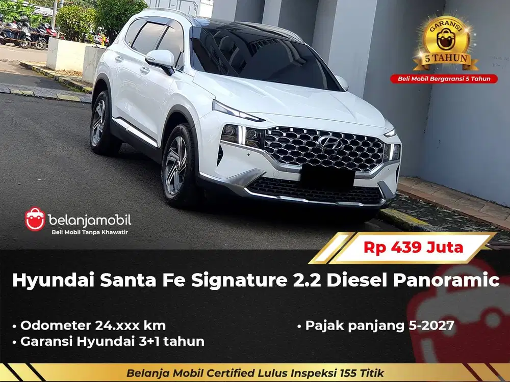 [GARANSI 5TH] Hyundai Santafe Santa Fe Signature 2.2 Diesel 2024/2025