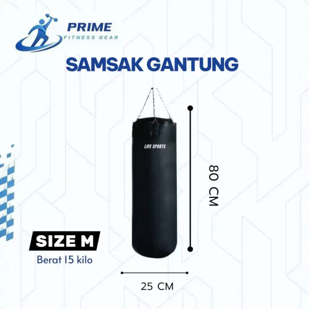 SAMSAK / SANDSAK TINJU GANTUNG UKURAN ( M )