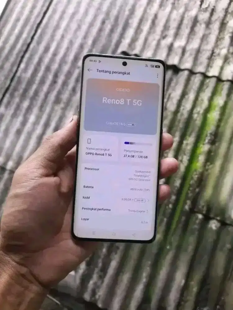 Oppo Reno 8T 5G Layar Lengkung Amoled Orian