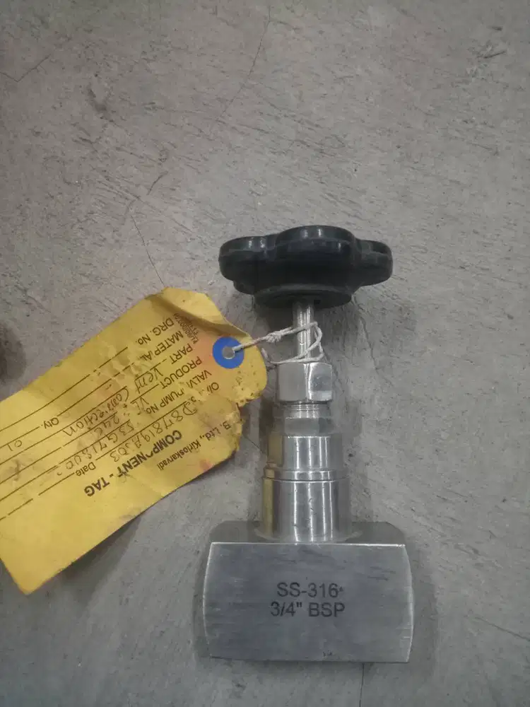 Needle valve 3/4 inchi