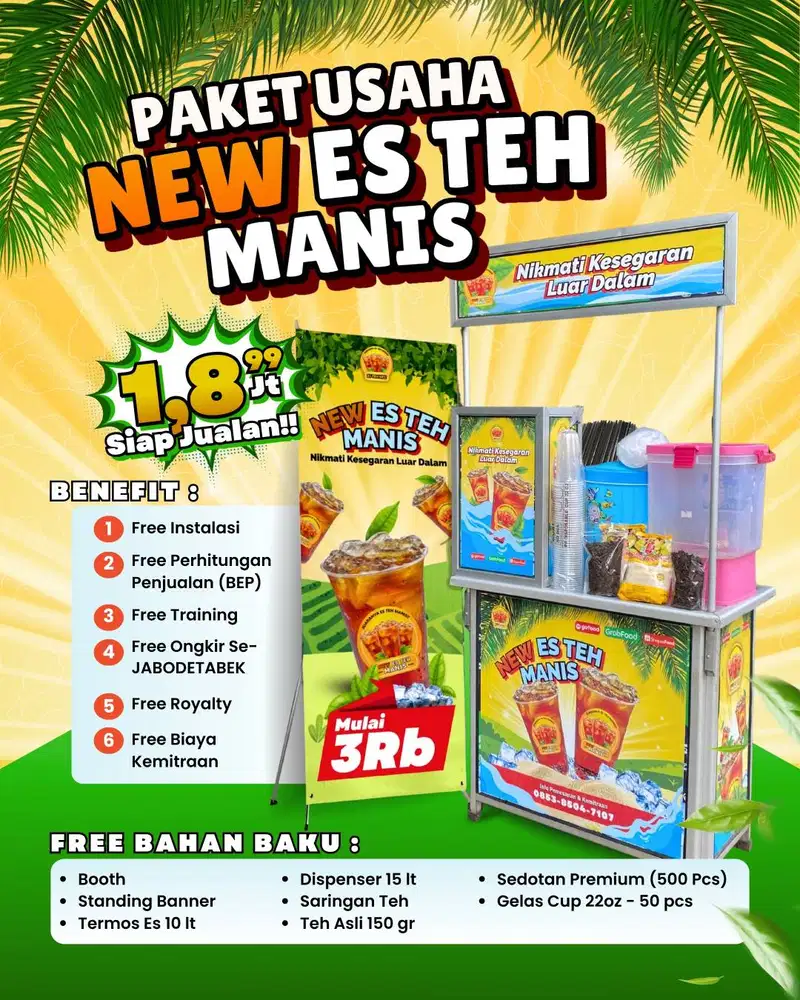 Paket Usaha Es Teh - New Es teh Manis