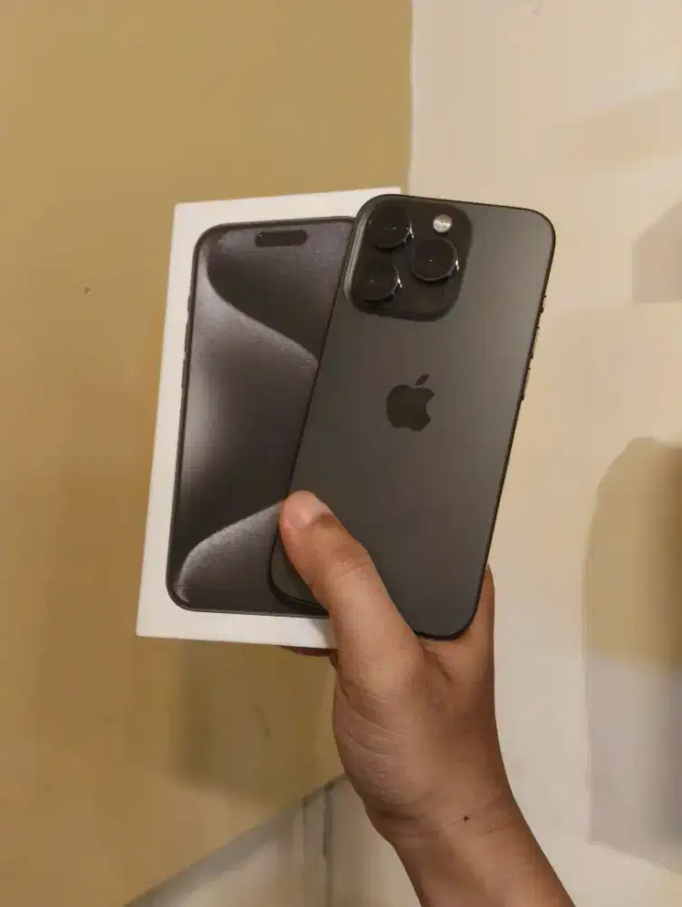 Jual Iphone 15 Pro 128Gb Second Ibox BH 85% Original Normal No Kendala