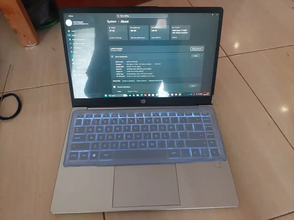 Laptop Hp 14 secound