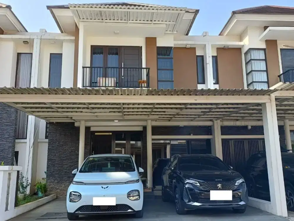 Ss.3792 - Murah !! Dijual Rumah Minimalis 8x18 Full Furnish Design Interior di Cluster Asera One South Harapan Indah Hadap Selatan