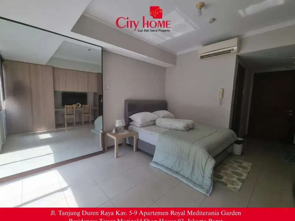 Disewakan Unit Studio Apartemen Royal Mediterania Garden Residences Podomoro City