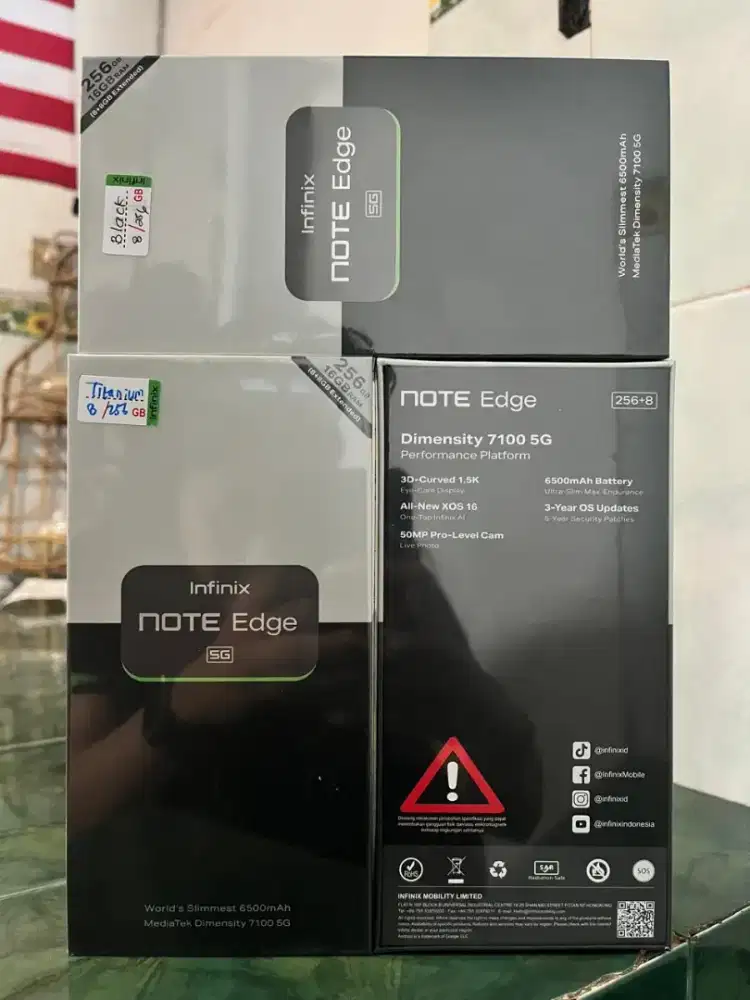 Infinix Note Edge 5G 8/256 Promo Murah New Segel
