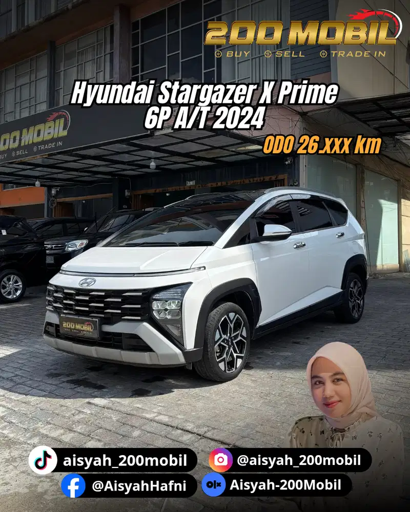 Hyundai Stargazer X Prime 6P A/T 2024 Bensin