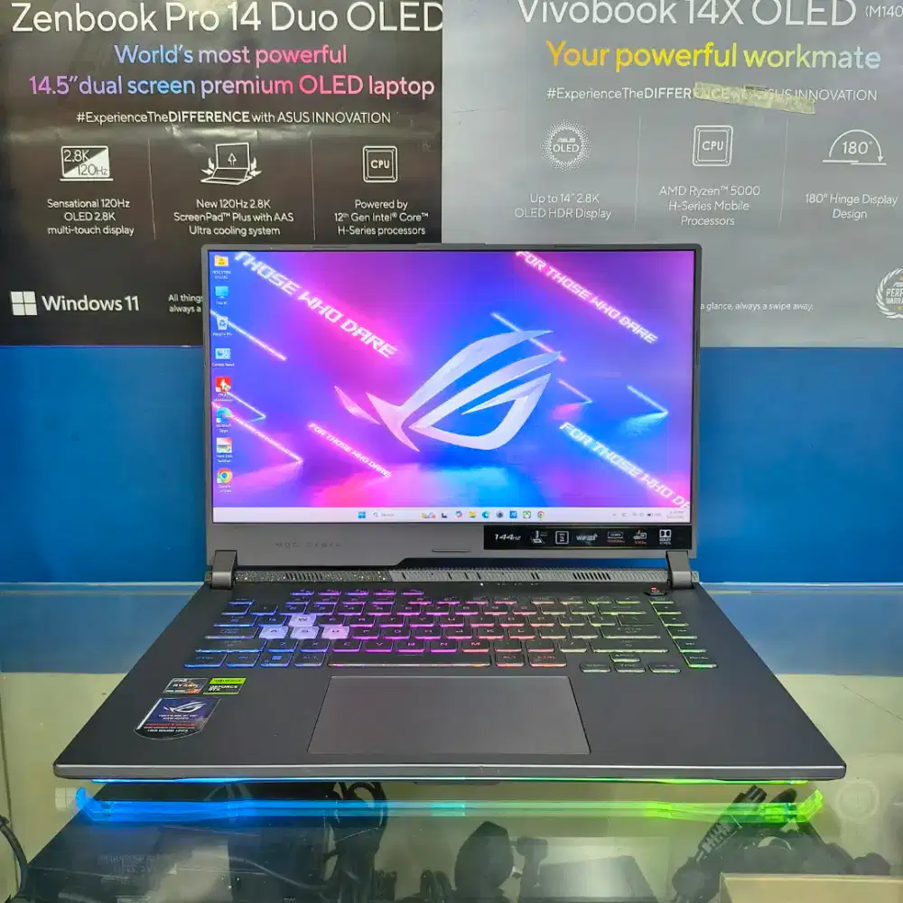 Asus ROG Strix G513RC Ryzen 7-6800HS Ram-16GB SSD-512GB RTX-3050 15inc