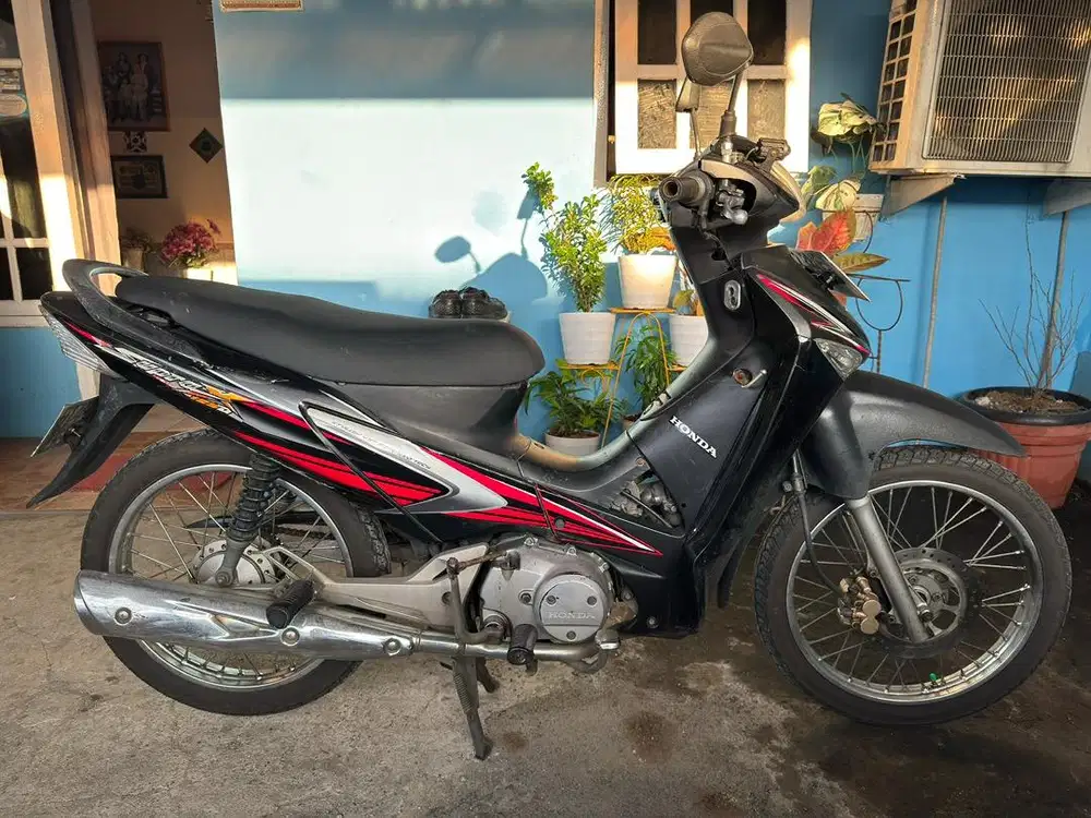Bismillah. Dijual Cepat Honda Supra X 125 D Hitam