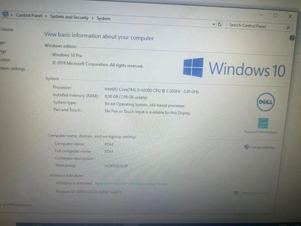 Dijual laptop Dell Lattitude 3470