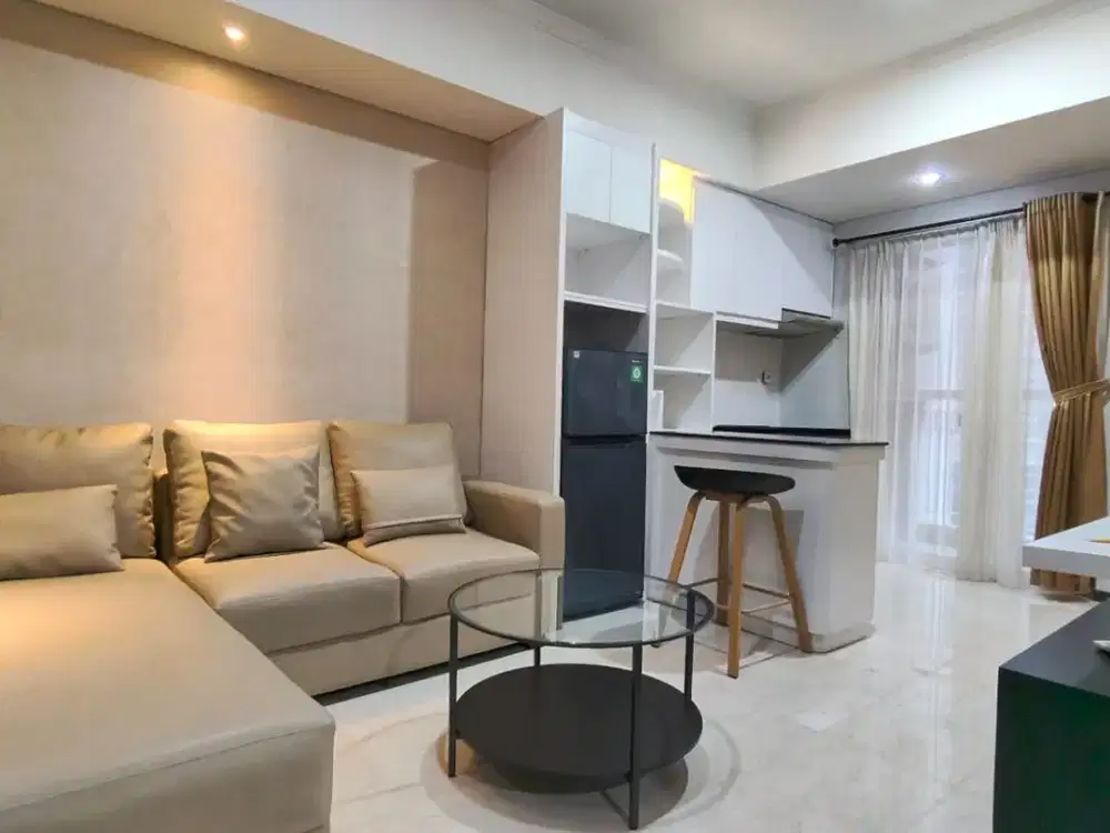 Disewakan 2BR+ Lantai Rendah Furnish Bagus di Apartemen Royal Mediterania Garden