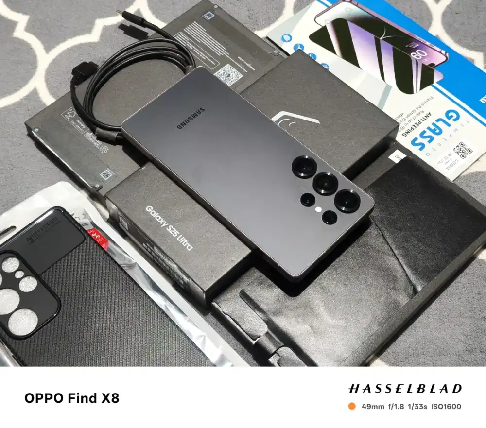 Samsung S25 Ultra 12/512GB Fullset Original, Garansi resmi aktif