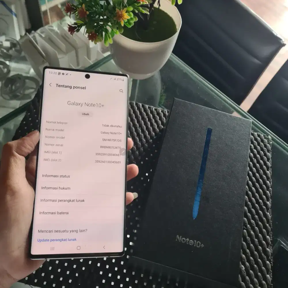 Samsung Galaxy Note 10 Plus 12/256GB Fullset SEIN Mulus Normal
