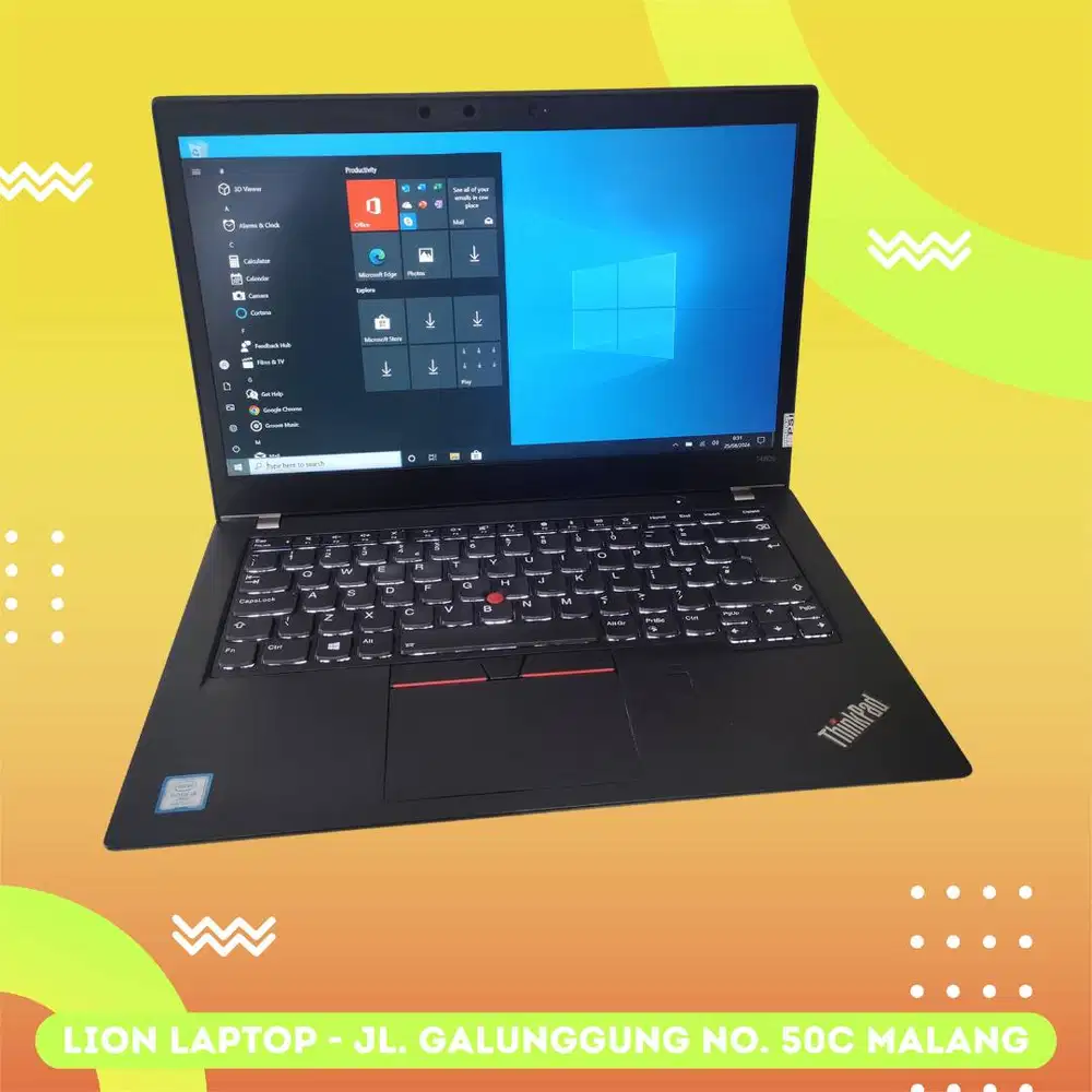 RAM 8GB Core i5 gen 8 Lenovo Thinkpad T480s SLIM [19|05]