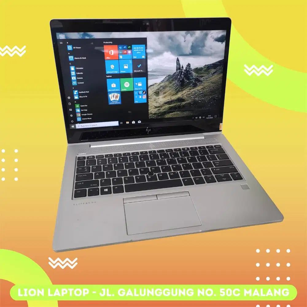 Core i7 gen 8 RAM 8GB Touchscreen Slim HP Elitebook 830 G6 [19|05]
