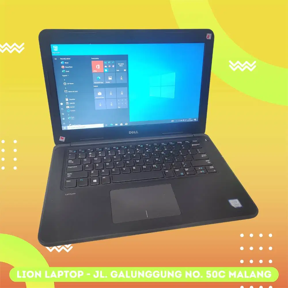 Core i5 Gen 7 Murah Mulus RAM 8GB SSD 256GB Dell Latitude 3380 [19|05]