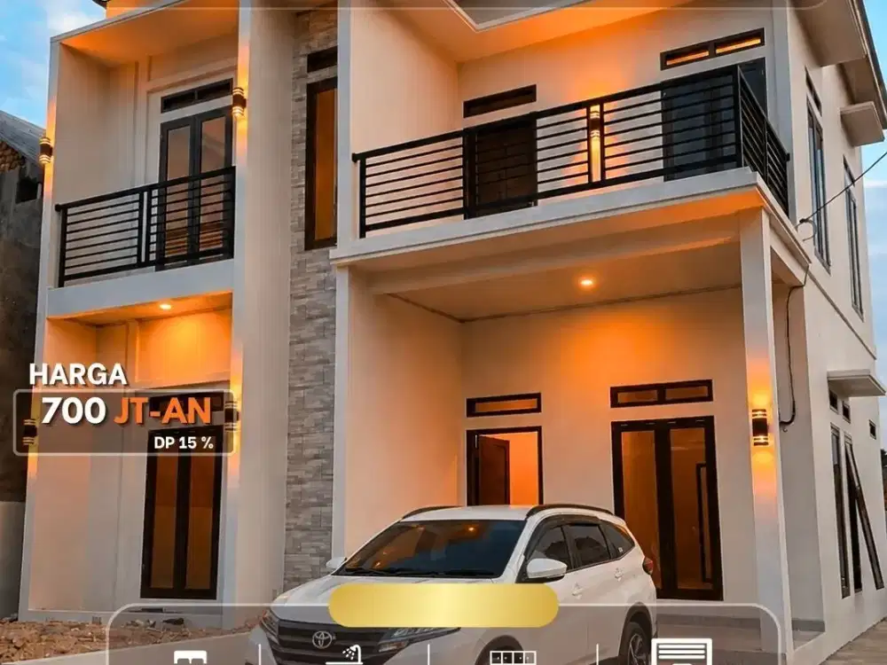RUMAH 2 LANTAI STRATEGIS DI WAY HALIM DEKAT PKOR BELAKANG RM MBOK WITO