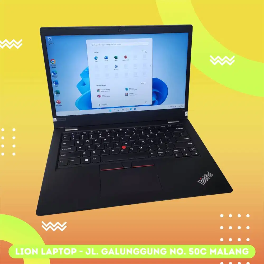 i5 GEN 11 3 JUTAAN RAM 8 SSD 256 Lenovo Thinkpad L13 [19|05]