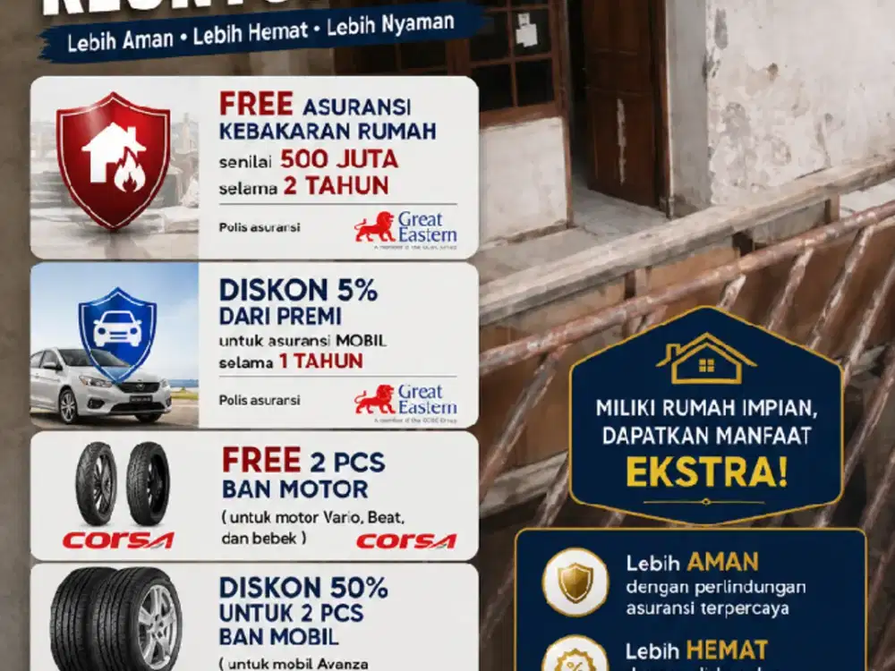Dijual Rumah Murah Istimewa, banyak untungnya, baca deskripsi