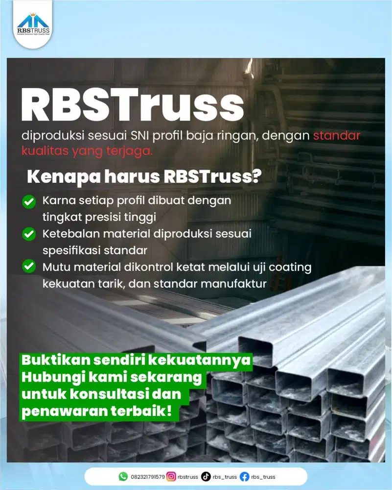 BAJA RINGAN MERK RBSTRUSS