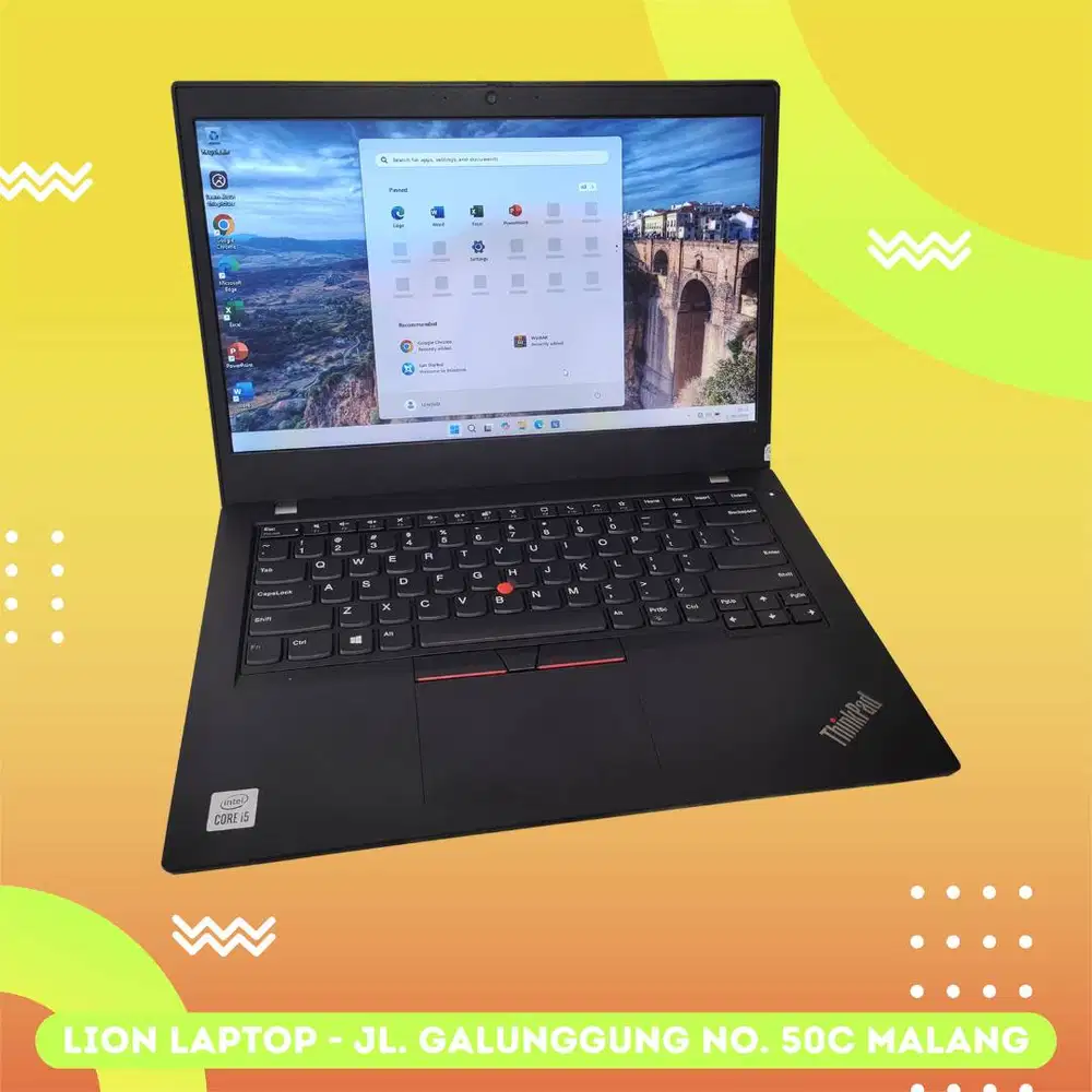 i5 Gen 10 Murah RAM 8GB SSD 256GB Lenovo Thinkpad L14 [19|05]
