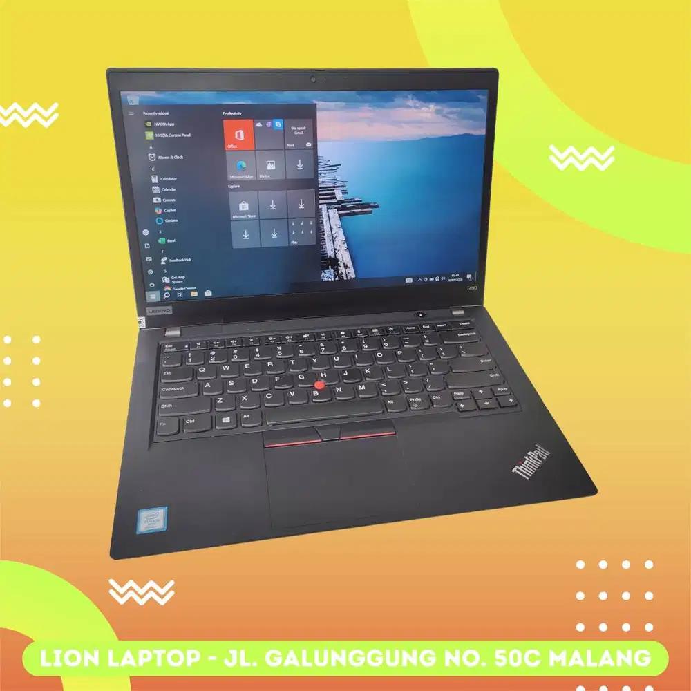 Double VGA NVIDIA Core i5 8/256 Slim Lenovo Thinkpad T490 [19|05]