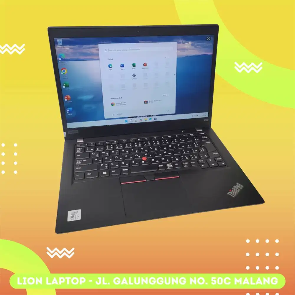 i5 GEN 10 Murah RAM 8GB Lenovo Thinkpad X390 [19|05]