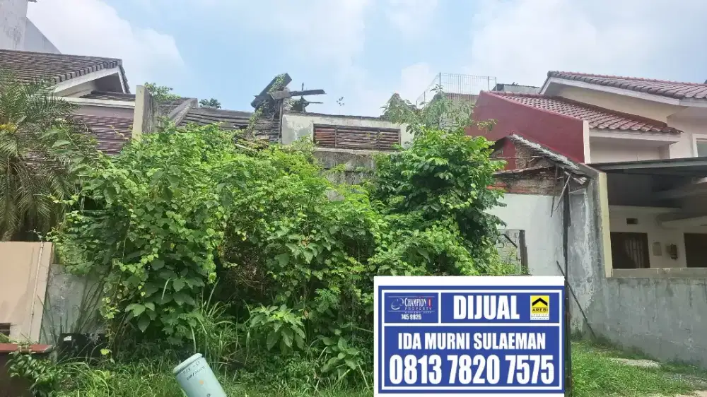 Rumah jual tanah dkt stasiun  Sekolah stella Maris Kencanaloka BSD