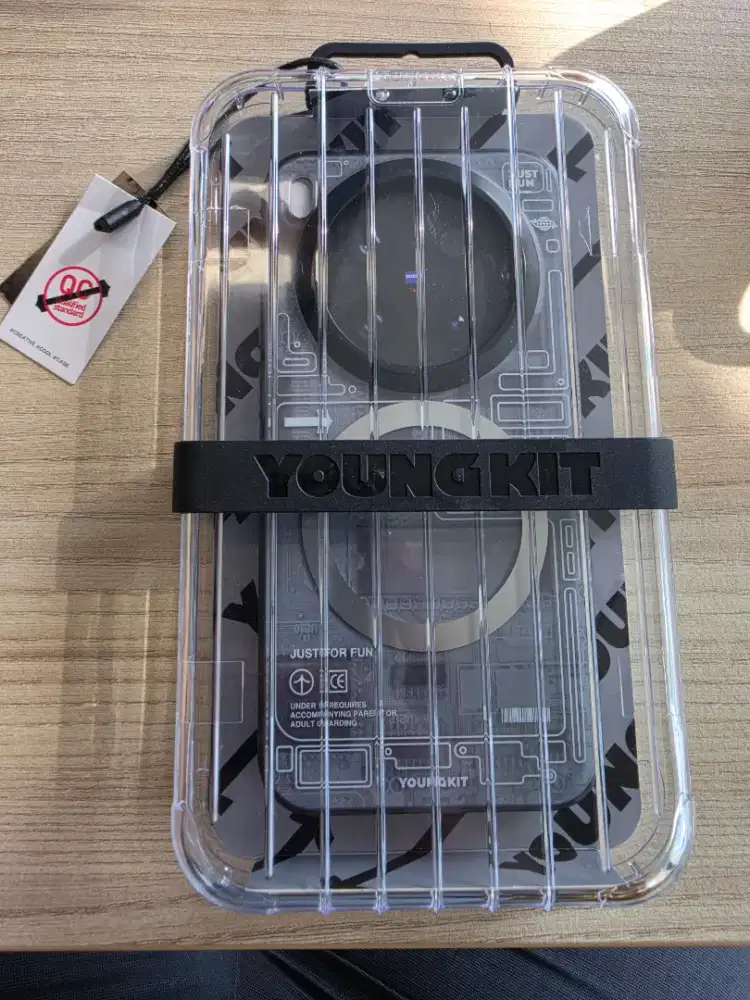 Vivo X300 Case merk Youngkit warna Gray Circuit Magsafe