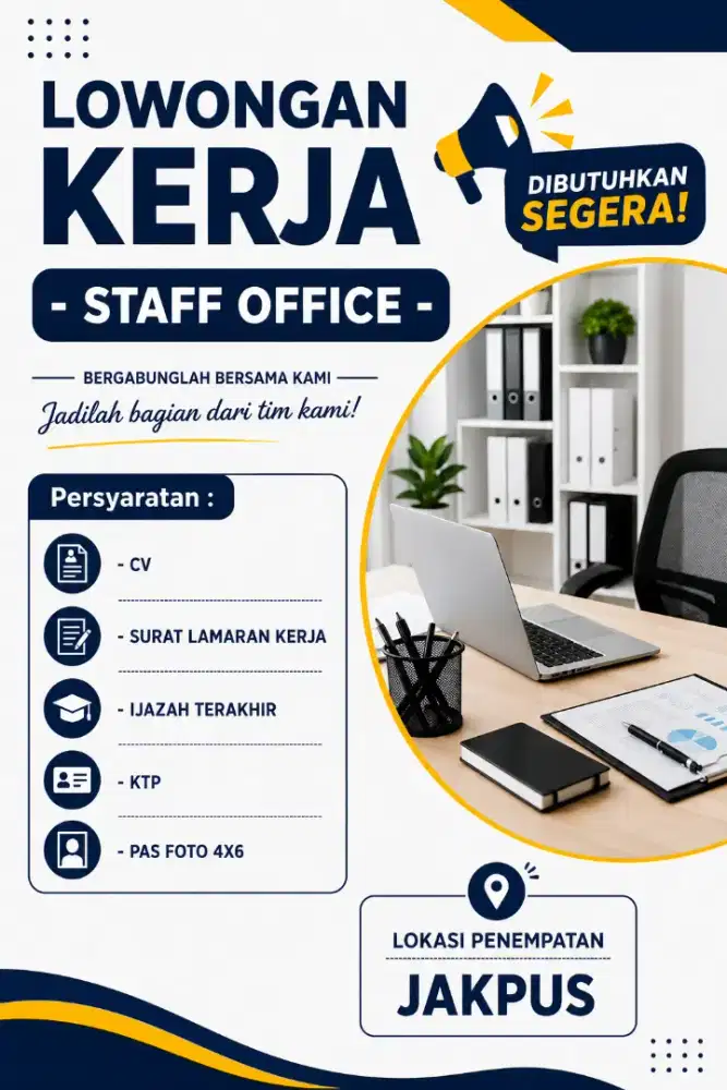 Lowongan kerja staff marketing