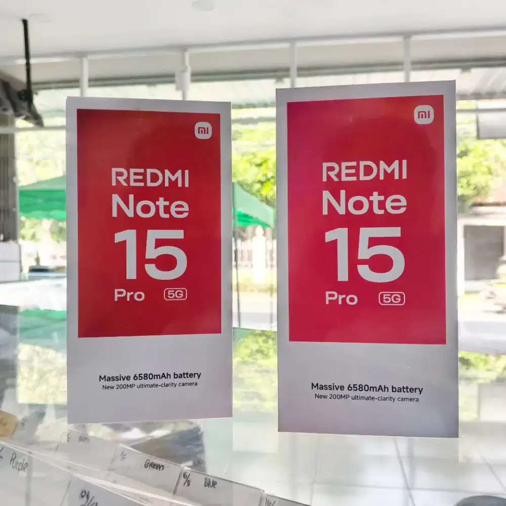 REDMI NOTE 15 PRO 5G [8/256 GB || 12/512 GB] Garansi Resmi