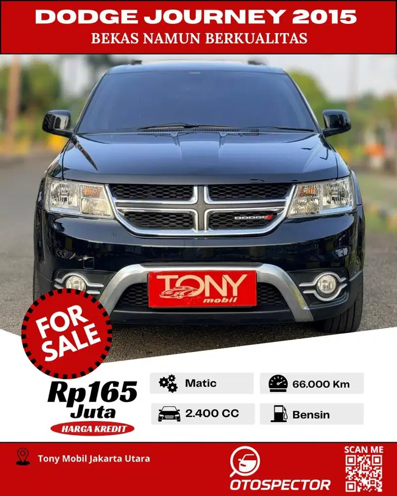 #Tony Mobil# Dodge Journey SXT Platinum AT 2015 Hitam