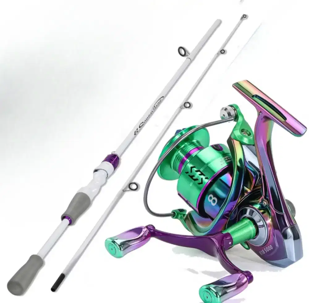 Set Pancing Joran & Reel Sougayilang Dual Handle