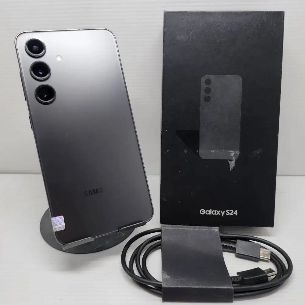 RARE 512GB  SAMSUNG GALAXY S24 5G 8/512 ONYX BLACK FULLSET  EX SEIN NO