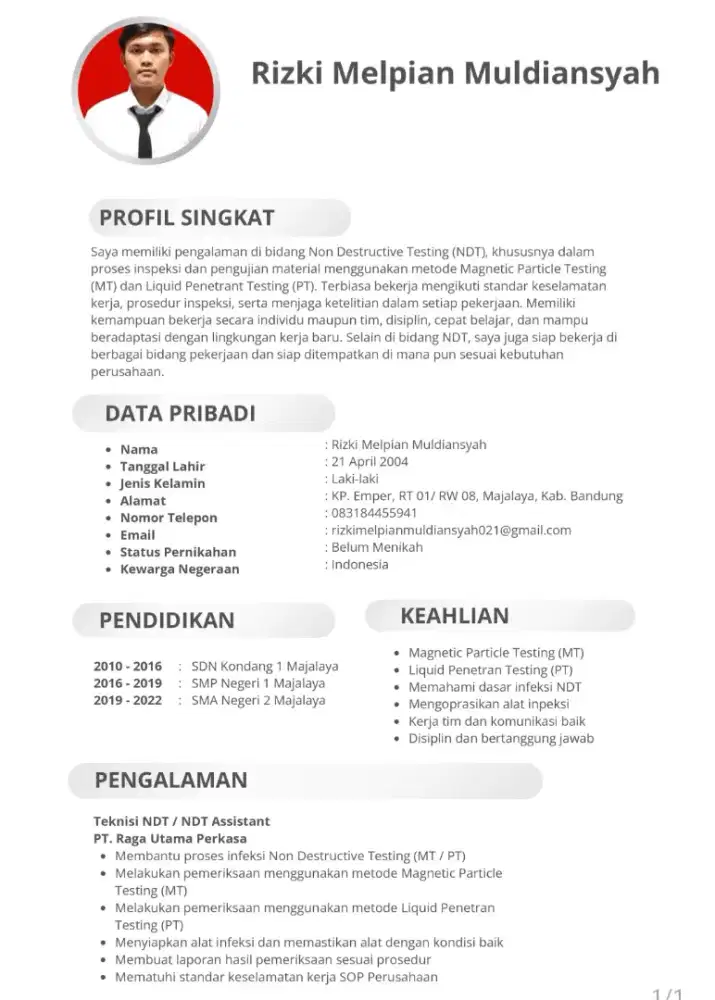 info lowongan kerja
