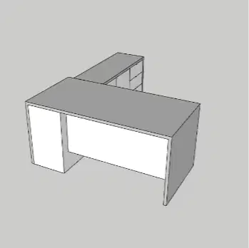 Meja Kerja 180x80x75, 180x40x71 Multiplex Fin HPL