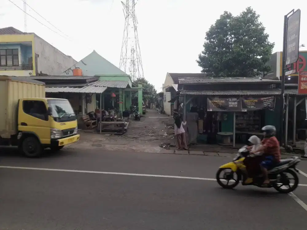Dijual Tanah Bonus Rumah di jl Raya Pengasinan Bekasi Timur