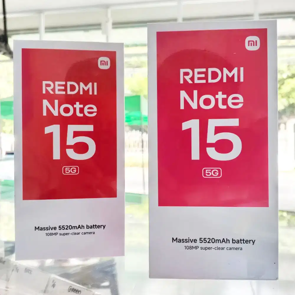 REDMI NOTE 15 5G [8/256 GB || 12/512 GB] Garansi Resmi