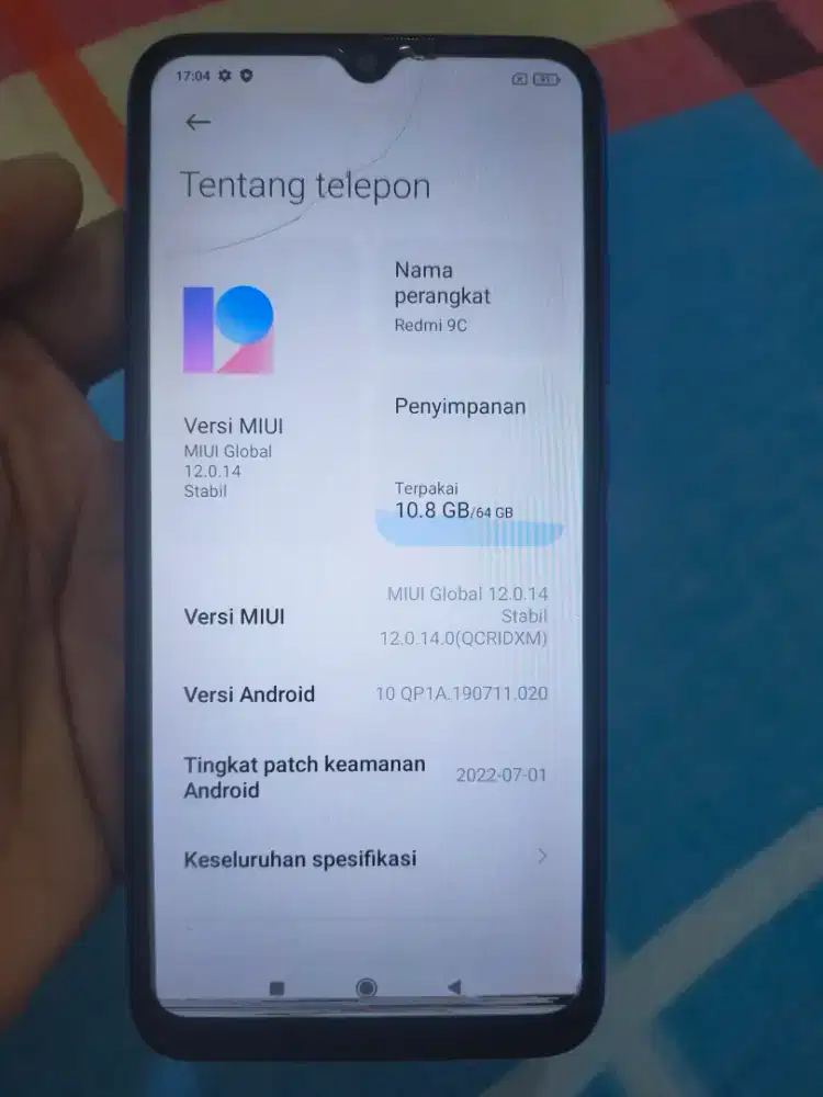 Redmi 9c ram 4/64