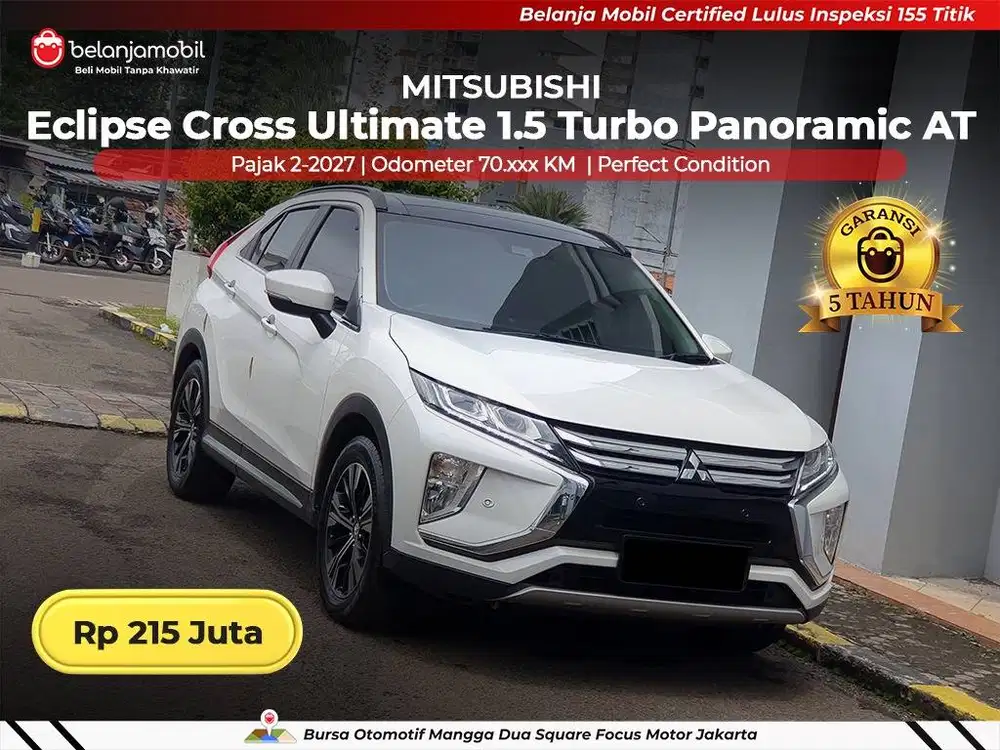 [ GARANSI 5TH ] Mitsubishi Eclipse Cross Ultimate 1.5 Turbo 2019 2020