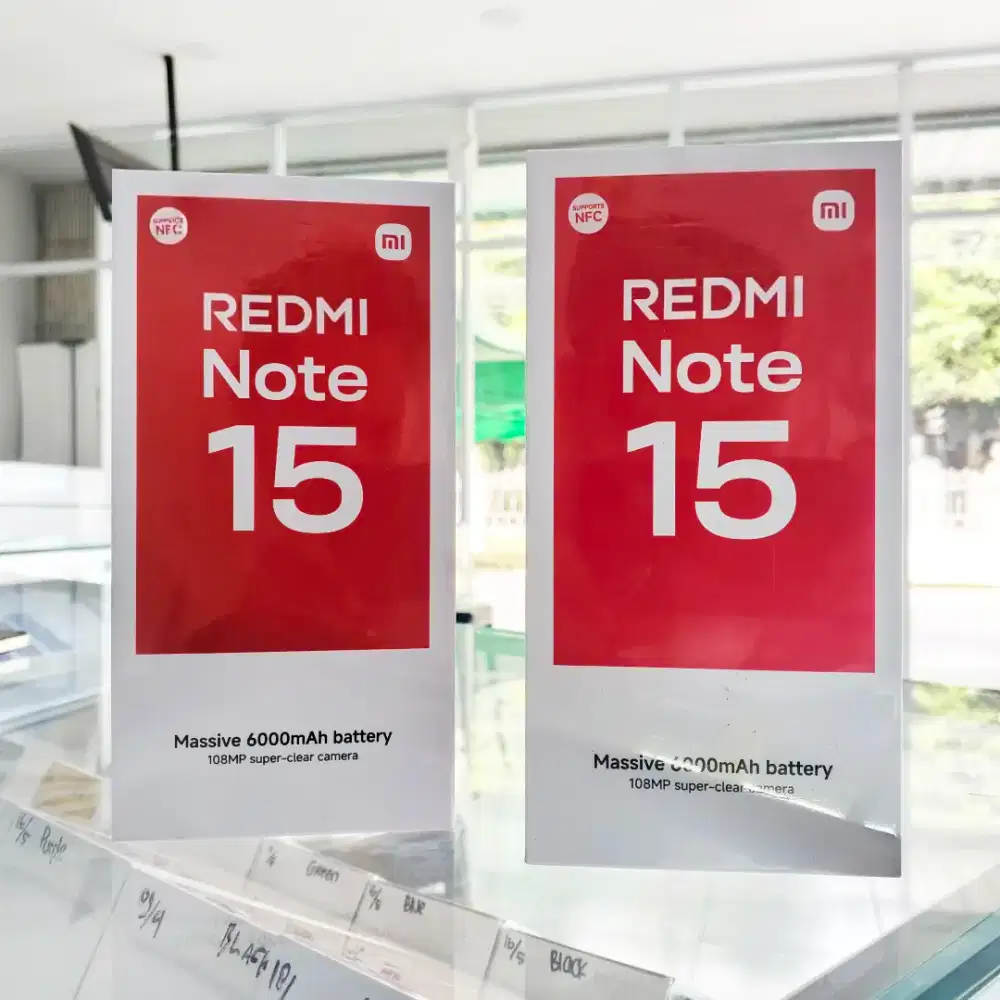 REDMI NOTE 15 [8/128 GB || 8/256 GB] Garansi Resmi