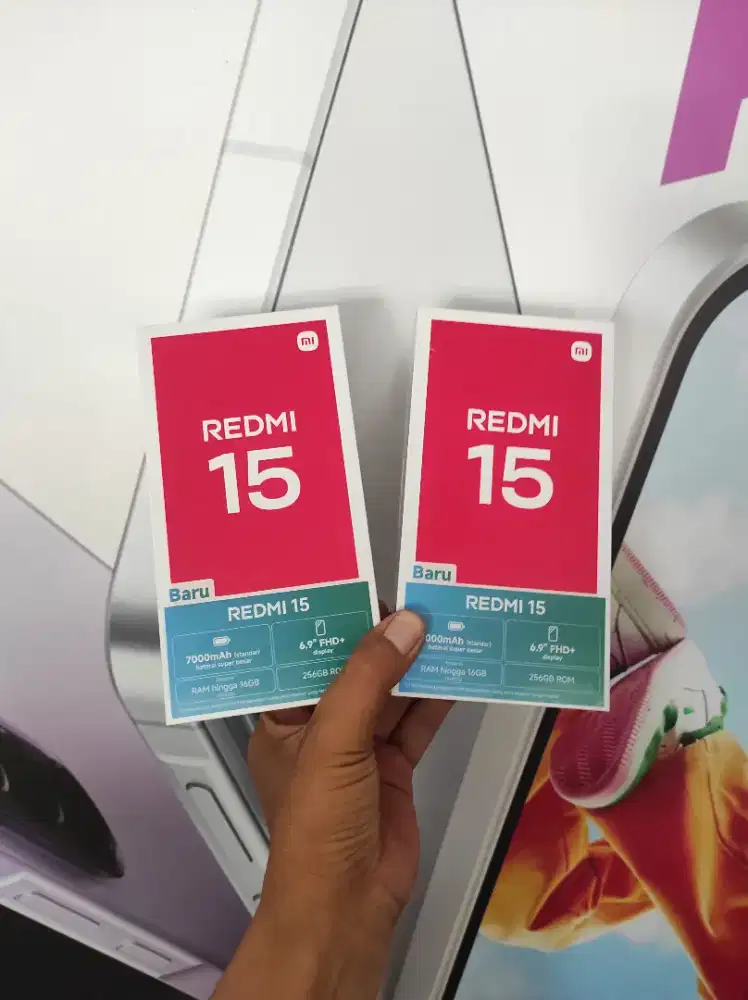 [ Fast respon WA ] Xiaomi Redmi 15 8+8/256 Garansi resmi 15bln