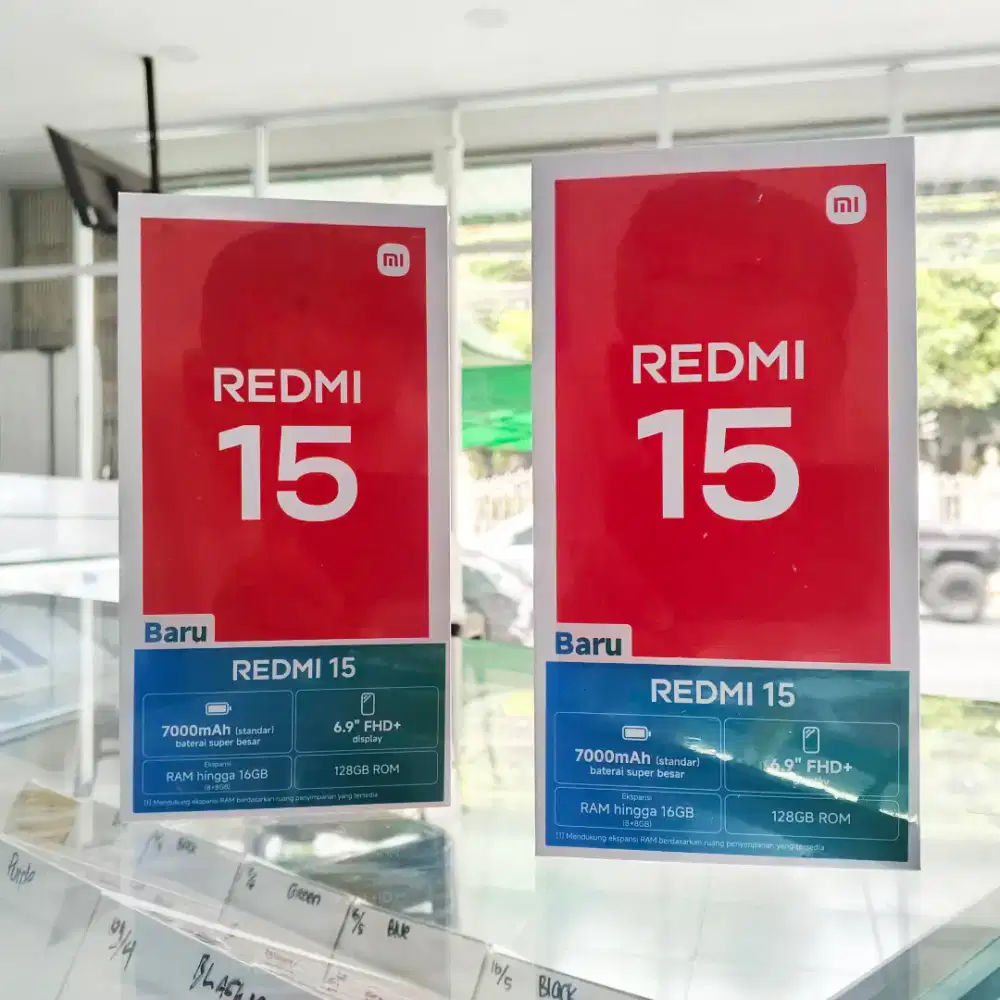 REDMI 15 [8/128 GB || 8/256 GB] Garansi Resmi