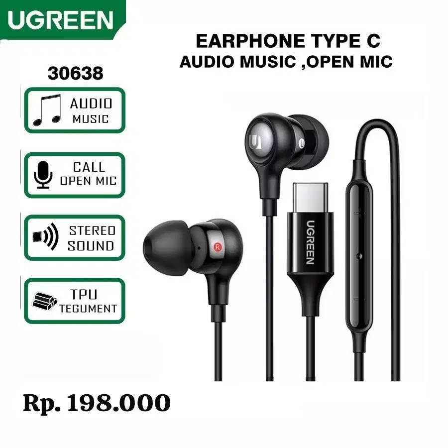 EARPHONE TYPE C UGREEN