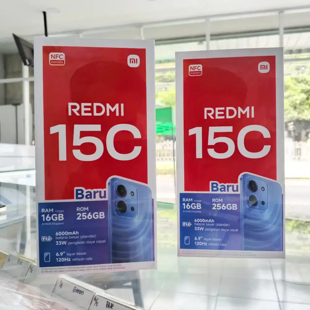 REDMI 15C 8/256 GB Garansi Resmi
