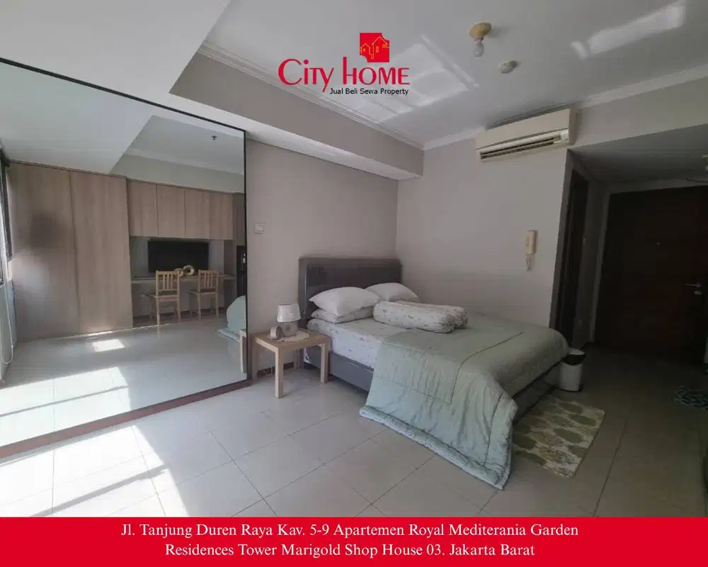 For Rent Apartemen Studio View Pool Full Furnished, Jakarta Barat