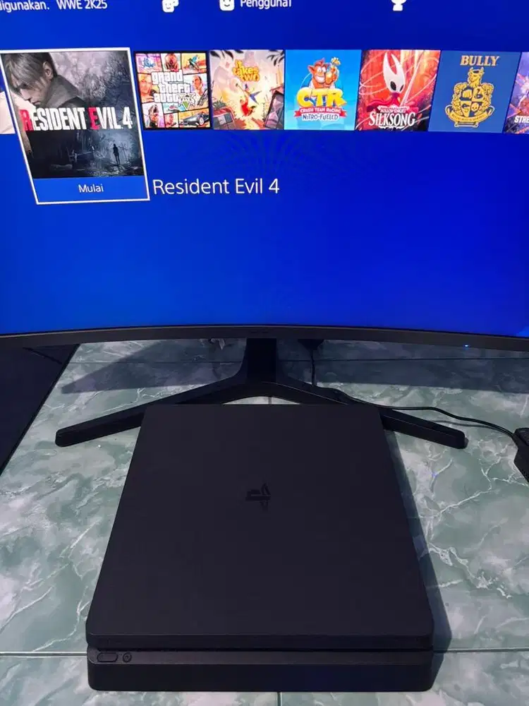 Jual ps4 slim 500gb fw 12 full game