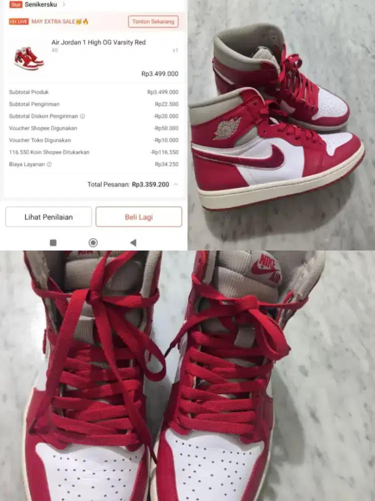 Sepatu air jordan